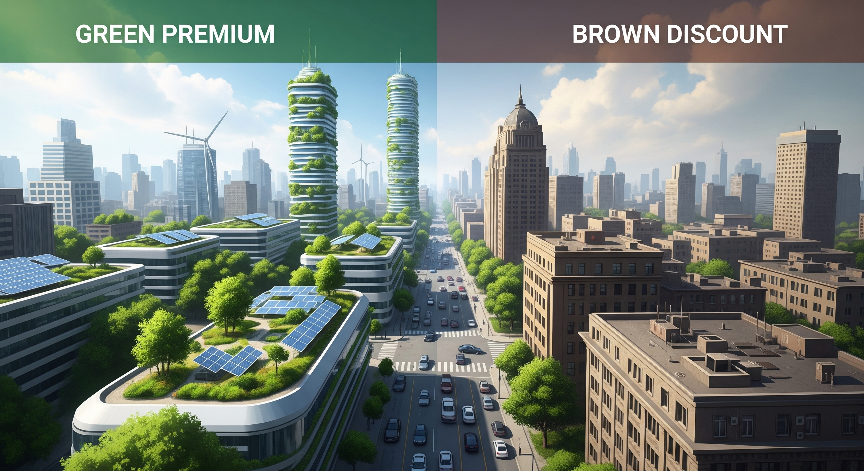 Due Facce della Città: Green Premium vs. Brown Discount nel Mercato Immobiliare del Futuro
